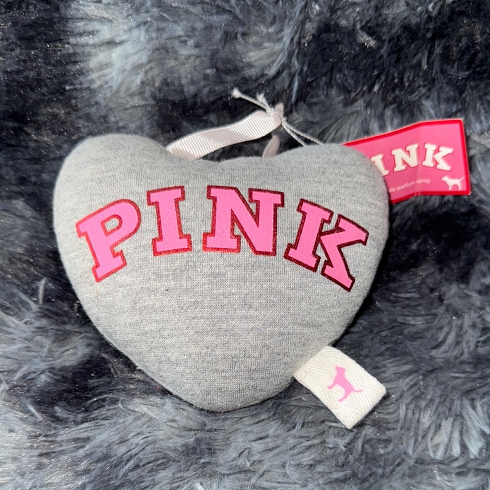Vintage Victoria's Secret PINK Heart Pillow ornament